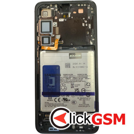 Display Samsung Galaxy S24 Plus S926 Cu rama si Acumulator, Black Onyx, Service Pack